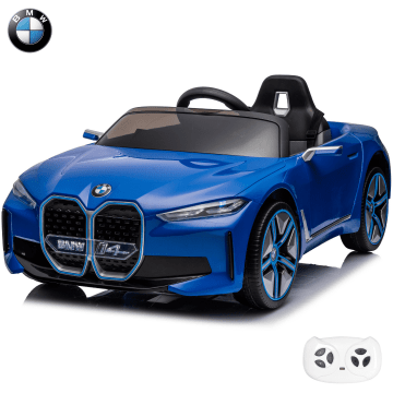 Carro Elétrico para Crianças BMW i4 12 Volts com Controlo Remoto - Azul