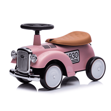 Clássico Carro de Pedais de 1930 para Crianças - Cor-de-rosa