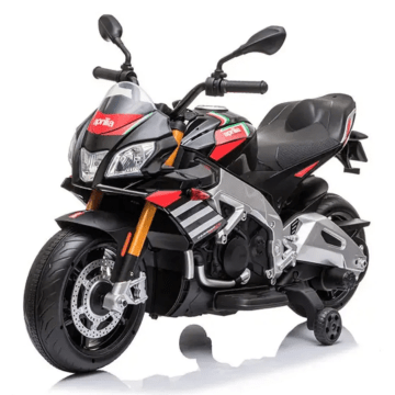 Aprilia Motocicleta elétrica infantil Tuono preto