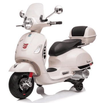 Piaggio Vespa GT com caixa de armazenamento branca