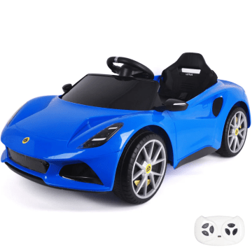 Carro infantil elétrico Lotus Emira 12 volts com controle remoto - azul