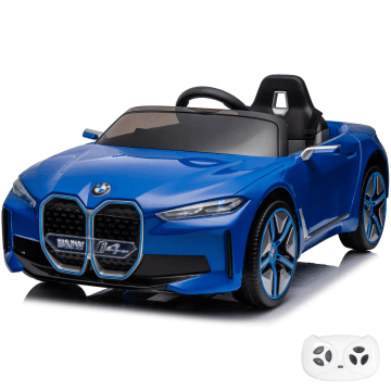 Carro Elétrico para Crianças BMW i4 12 Volts com Controlo Remoto - Azul