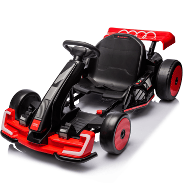 Go Kart Elétrico Audi para Crianças 24V - Vermelho