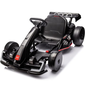 Go Kart Elétrico Audi para Crianças 24V - Preto